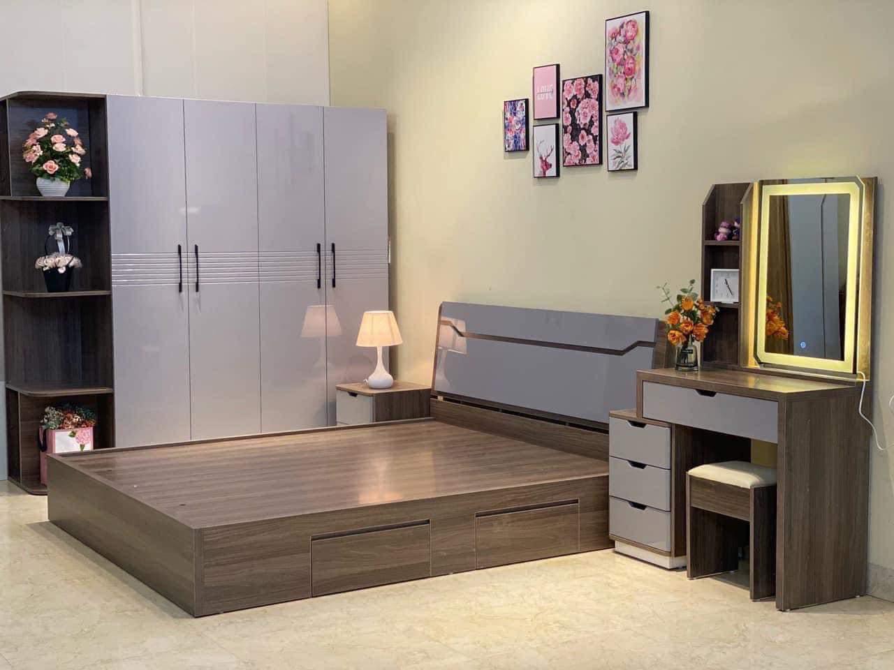 Combo Giường Tủ Phòng Cưới Giá Rẻ