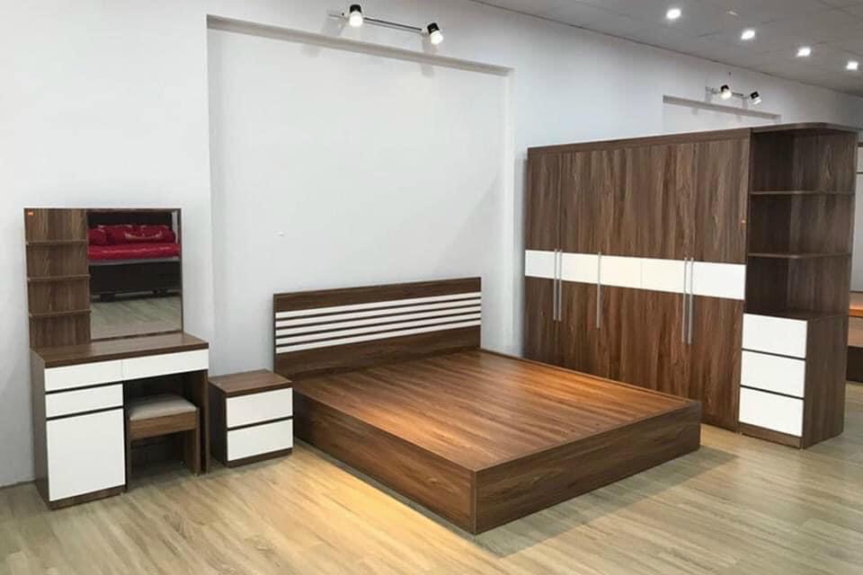 Combo nội thất giường ngủ tủ quần áo giá rẻ