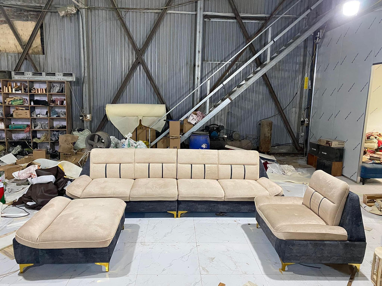 Sofa gật gù  Da , nỉ nhập khẩu  Mút việt nhật