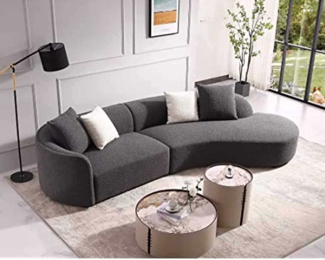 Sofa chất liệu nỉ lông cừu nhập khẩu  Khung gỗ